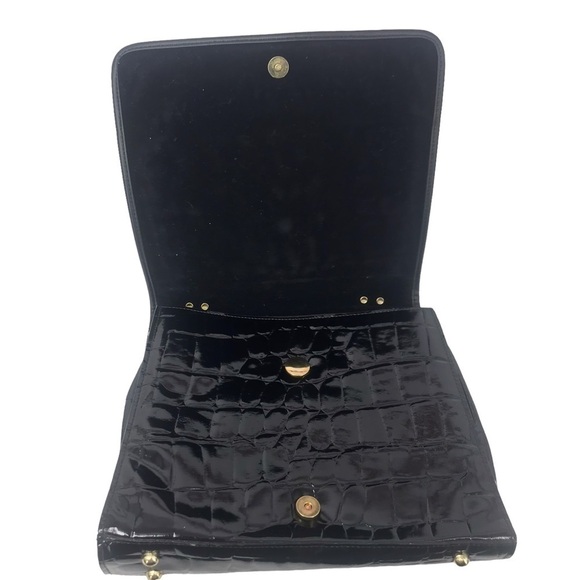 GENUINE LEATHER CHEETAH PRINT CONVERTIBLE CROSSBODY HANDBAG BAG SNAP CLOSURE - Picture 7 of 16